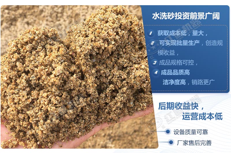 石粉洗出來的砂怎么樣？洗沙設備多少錢一臺？