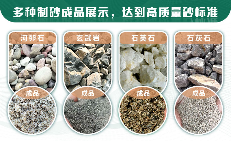 什么樣的石頭適合制砂？制沙生產(chǎn)線如何配置？