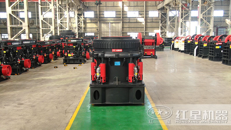 300型圓錐破碎機(jī)型號及參數(shù)，一小時能生產(chǎn)多少噸石子？